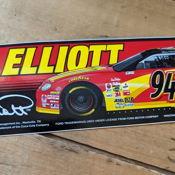 Vintage NASCAR Bumper Stickers Bundle - Picture 9 of 16